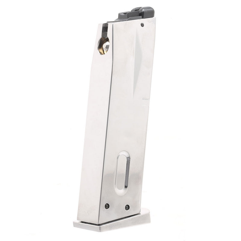 Krown Land Ind. M92 Type KLI KL92 Caricatore a Gas 25bb Silver Chrome Cromato by Krown Land Industries