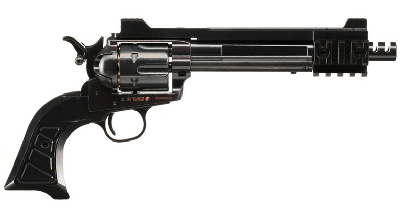 King Arms Devil Killer 6" SAA .45 Black Blue Finished Gas Revolver by King Arms