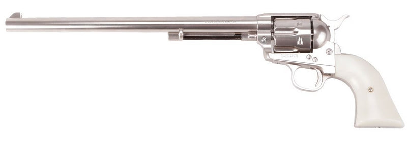 King Arms SAA .45 Peacemaker 11" Silver - Chrome Full Metal by King Arms