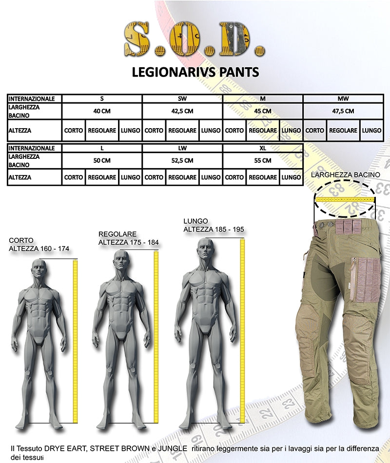 S.O.D. Gear LEGION Hcs Pants Regular by S.O.D. Gear