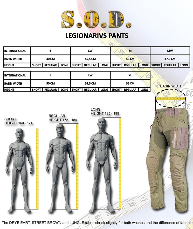 S.O.D. Gear LEGION Hcs Pants Regular by S.O.D. Gear