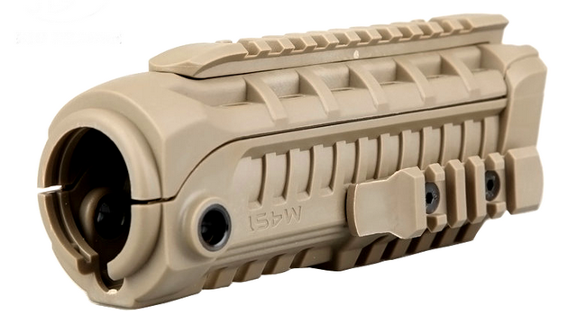 M4SI CAA Type Tan Tactical Handguard Passamano per Serie M4 by Big Dragon