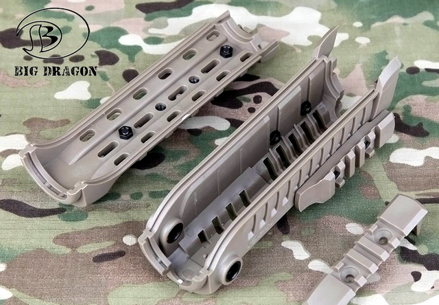 M4SI CAA Type Tan Tactical Handguard Passamano per Serie M4 by Big Dragon