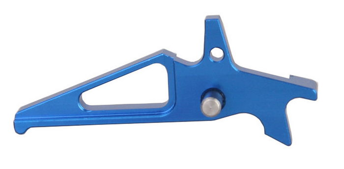 M4 Blue Aluminum CNC Trigger BD4609B by Big Dragon