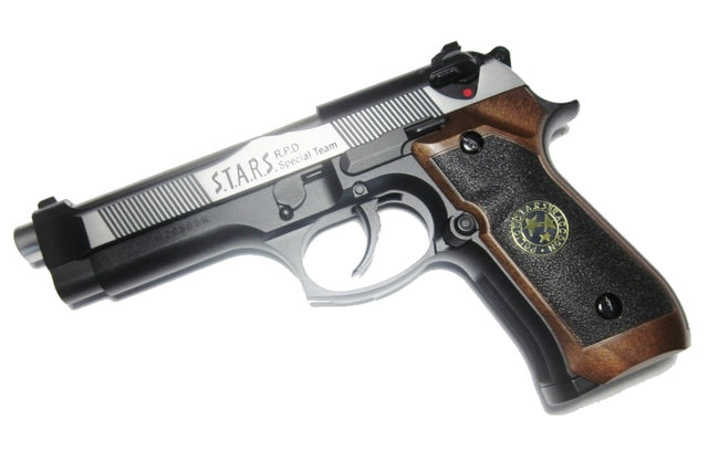 M92 Biohazard Full Auto Samurai Edge Silver & Black Full Metal by We