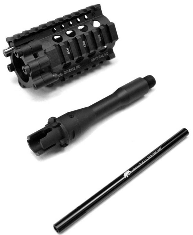 Daniel Defense Lite Rail Front Set Black 4" by Madbull