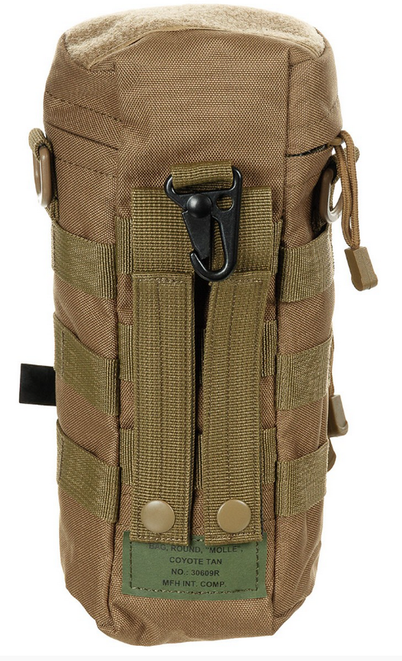 MFH MOLLE Coyote Tan Round Pouch