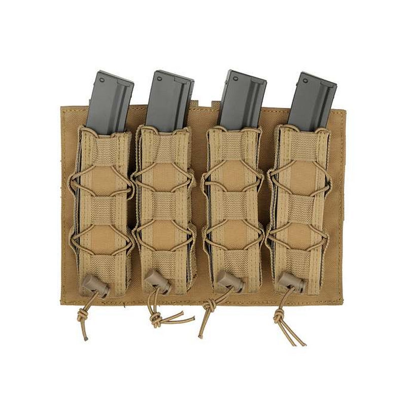MP7 - MP5 - Kriss Vector Tasca Portacaricatore 4 Caricatori Tan Coyote Brown by 8Fields