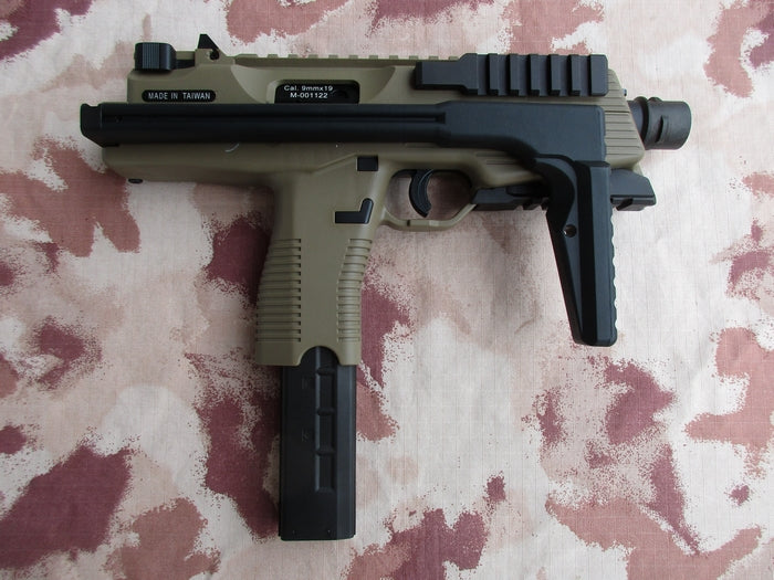 MP9A3 Tan GBB Scritte e Loghi Originali B&T by Kwa