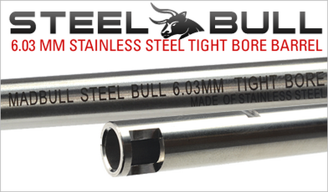 MadBull 6,03 x 247mm. Steel Bull Tight Bore Precision Inner Barrel