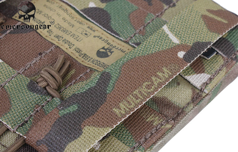 EmersonGear M4 - 5.56 - Pistol Double Open Top BK Magazine Pouch by EmersonGear