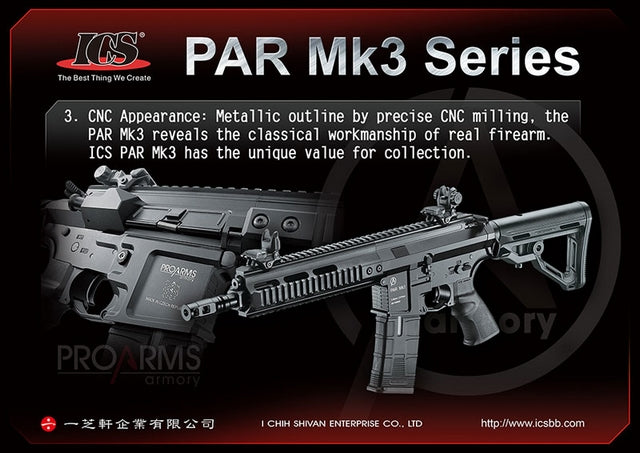 PAR Mk3 C Tan MTR Stock Blow Back EBB IMT-290-1 by Ics