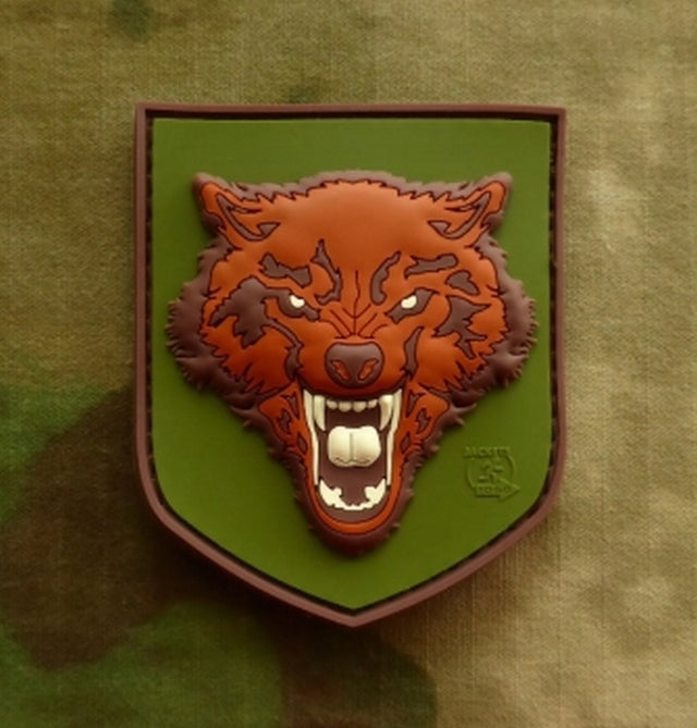 Wolf Patch Gommata con Velcro