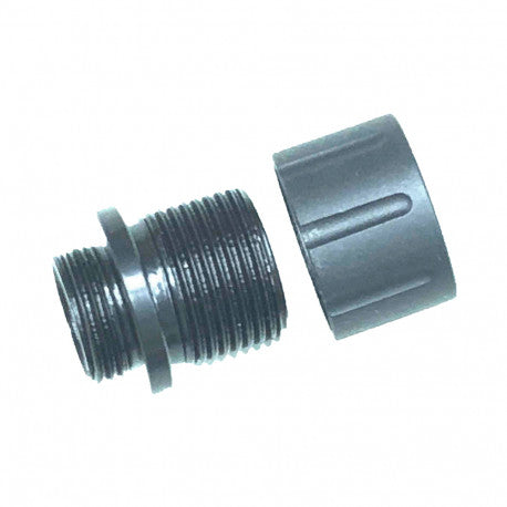 POSEIDON 12 > 14mm. PBW-17ADA-B CCW Silencer - Tracer Adapter with Thread Protection by Poseidon