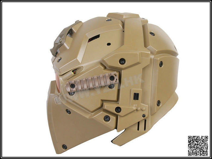 Ronin OD Fan Full Mask Ventilated w.3 Lenses One Set NVG Mount by Big Dragon