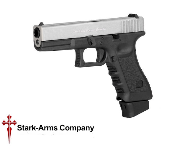 G17 S17 Combat Super Grade Silver-Black by Stark Arms