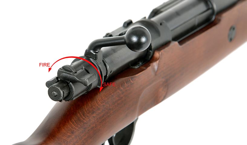 S&T KAR98K K98 Mauser Karabiner Spring Bolt Action Rifle Full Wood & Metal by S&T