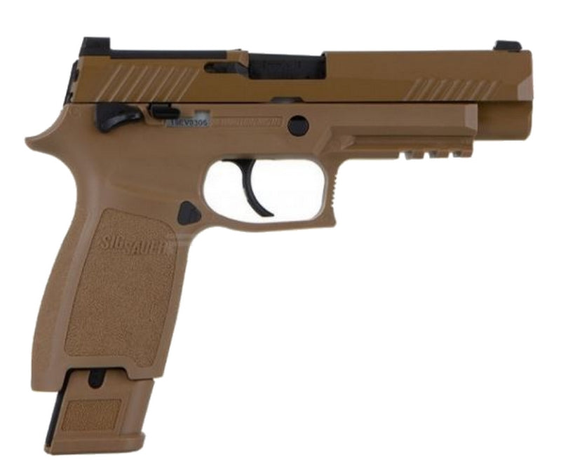 Sig Sauer ProForce P320 - M17 Optic Ready Coyote Tan GBB Full Metal Scritte e Loghi Originali by Vfc