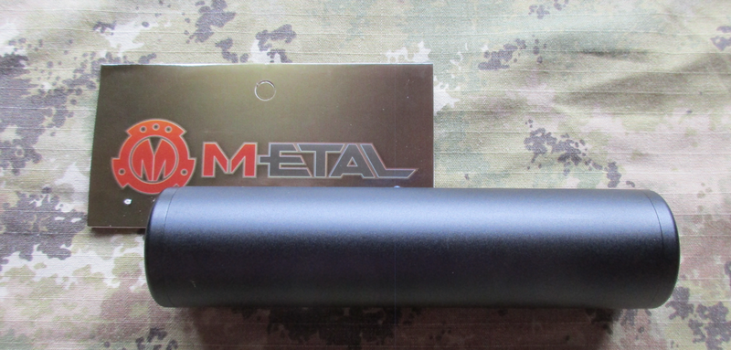 Silenziatore Silencer Smooth Repro DX - SX 130 x 32mm. by WDSN > Metal Airsoft