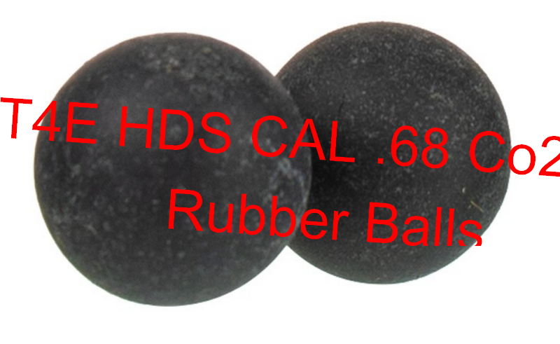 T4E HDS .68 Co2 Rubber Ball Sfere in Gomma 100pcs. by Dragon Fly