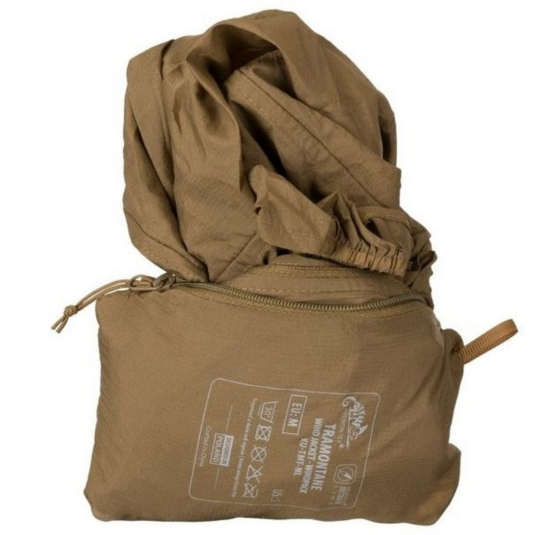 Tramontane Woodland Nylon Windpack DWR Durable Water Repellency Jacket by Helikon Tex