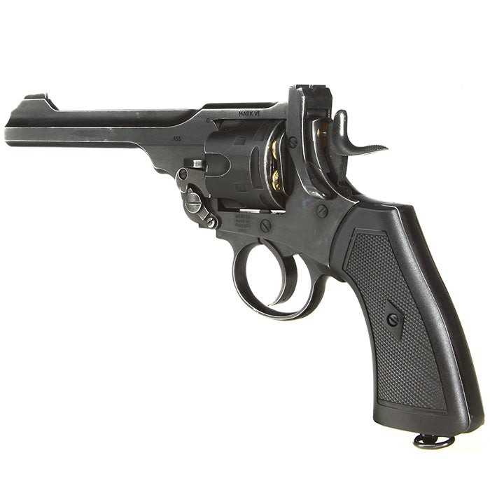 Webley MKVI .455 Service Revolver 1915 Battlefield Finish Co2 Full Metal Scritte e Loghi Originali