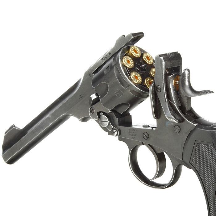 Webley MKVI .455 Service Revolver 1915 Battlefield Finish Co2 Full Metal Scritte e Loghi Originali