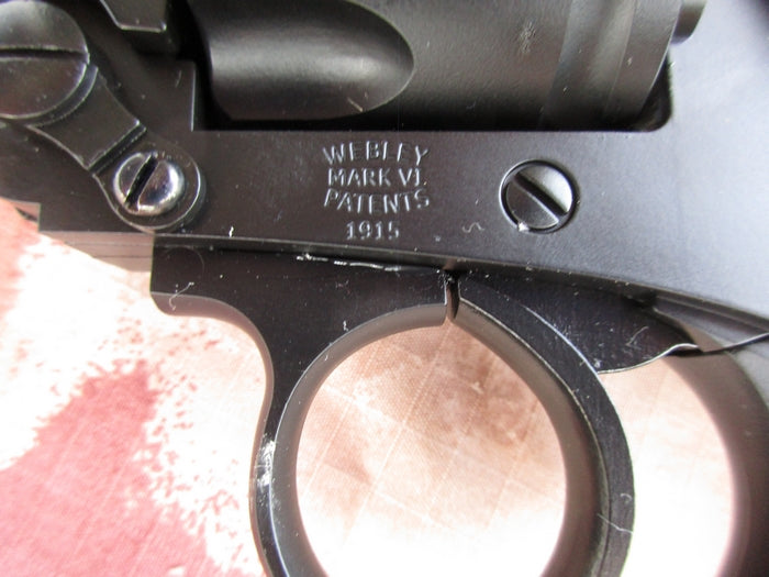 Webley MKVI .455 Service Revolver 1915 Co2 Full Metal Scritte e Loghi Originali