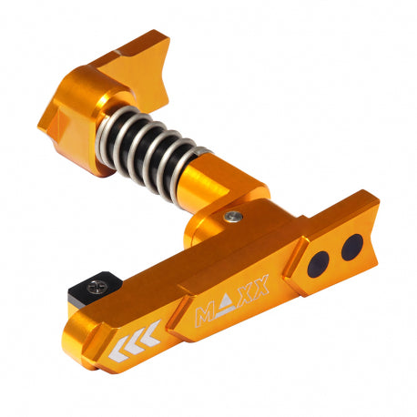 Maxx Model M4 - M16 Dark Earth Aluminum Advanced Magazine Release Style A by Maxx Model