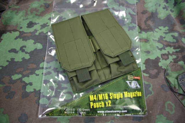 Tasche OD per caricatori m4-m16 attacco molle by Classic Army
