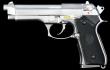 WE M92S Chrome Full Metal Blow Back a Gas by WE