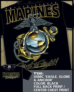 7,62 T-Shirt USMC EGA