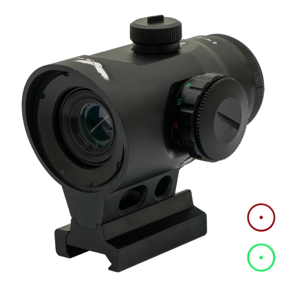 1x20 Prisme Scope Puntatore con Reticolo Inciso ad Intensità Variabile Visibile Anche Senza Batteria by Js-Tactical