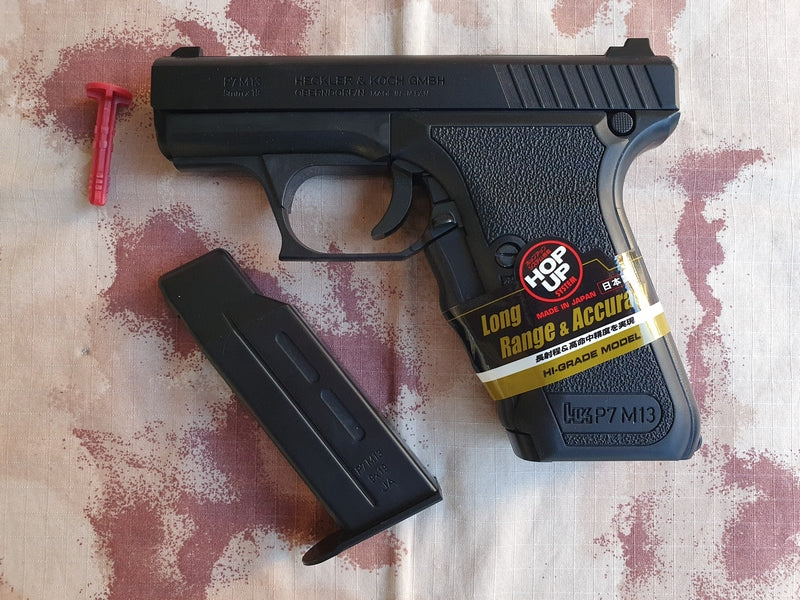 H&K HK P7 M13 9mm x 19 Spring Airsoft Pistol by Tokyo Marui
