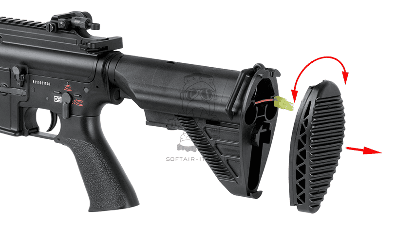 416 Geissele 12" Handguard Style Full Metal AEG by Double Bell
