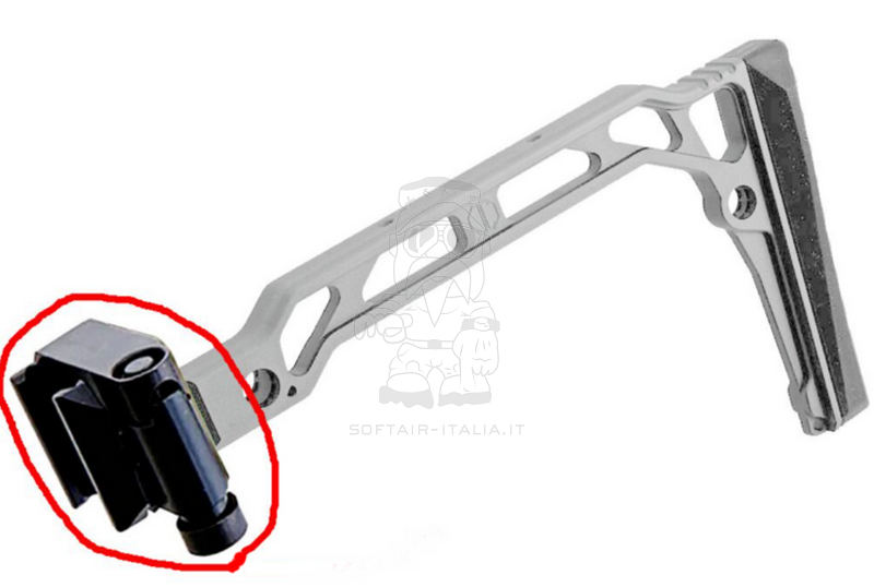 5KU 1913 MIL - STD Weaver - Picatinny RIS Stock Hinge Adapter Adattatore by 5KU