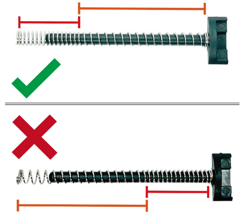 AAP-01 Silver 200%  Reinforced Guide Rod and Reinforced Nozzle Springs by CTM TAC