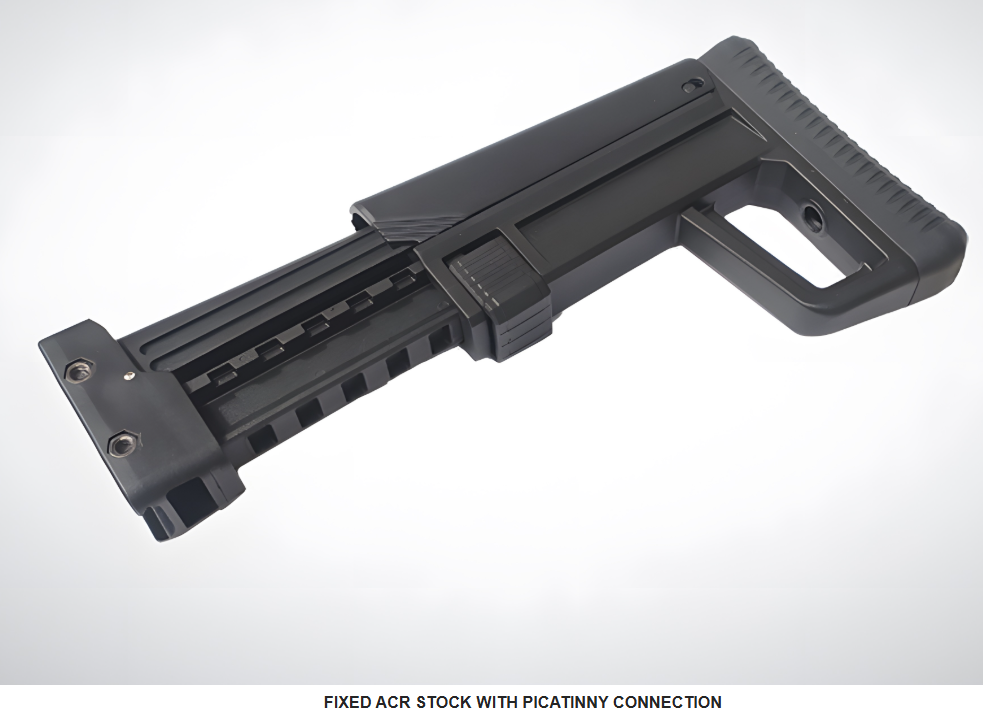 ACR MSDA Picatinny M1913 Connection Fixed Stock Calcio Estensibile by DLG Tactical