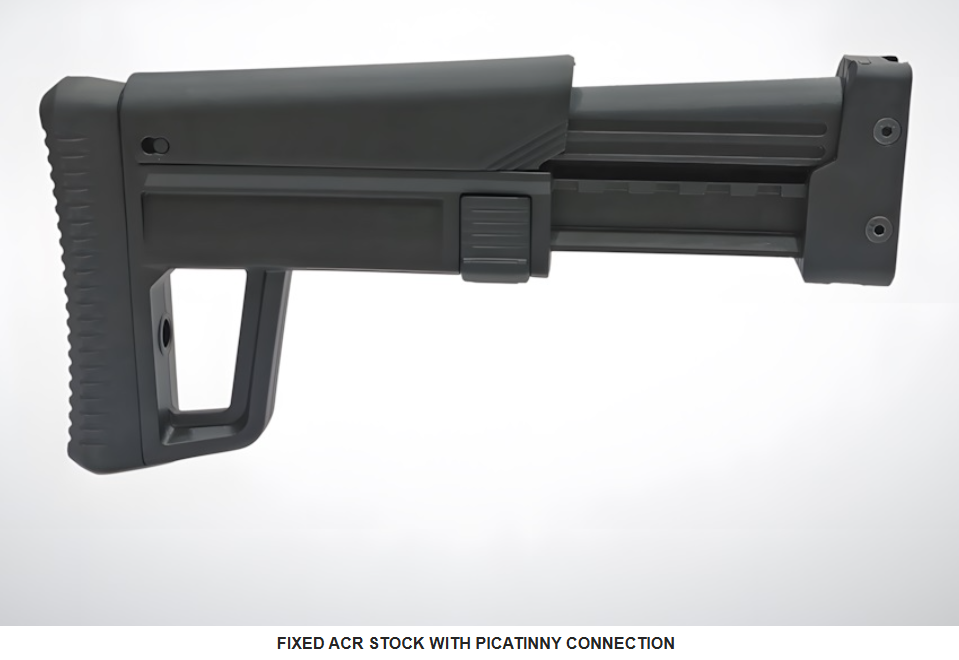 ACR MSDA Picatinny M1913 Connection Fixed Stock Calcio Estensibile by DLG Tactical