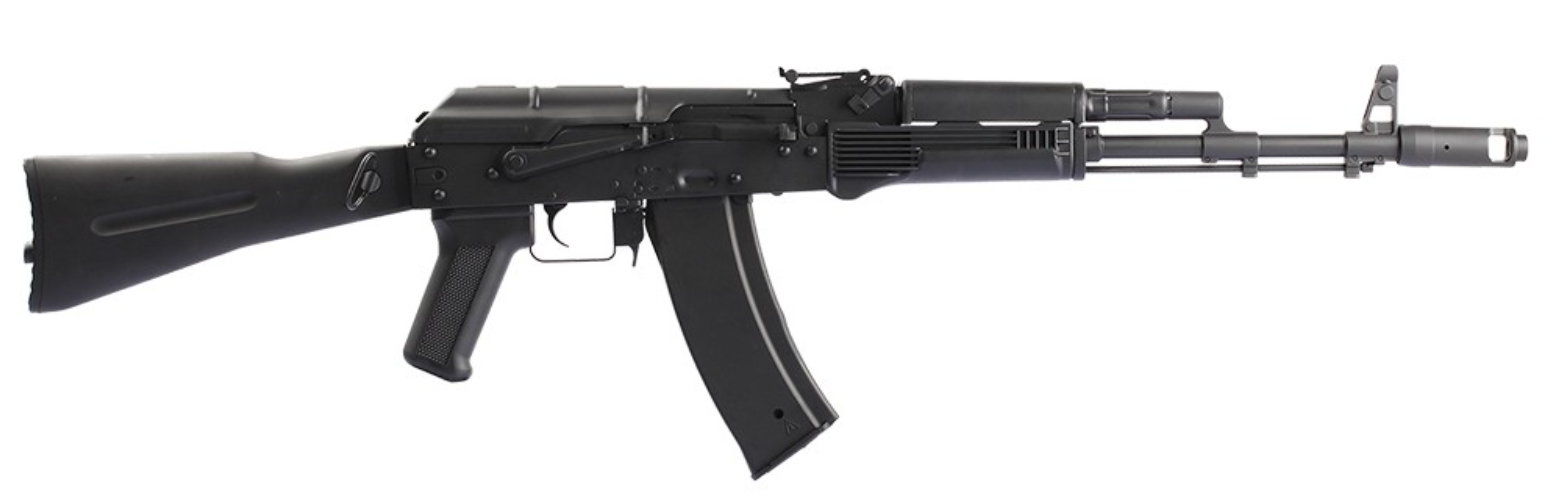 AK74MN Full Metal Blow Back Pneumatico w. Folding Stock Calcio Pieghevole Jing Gong