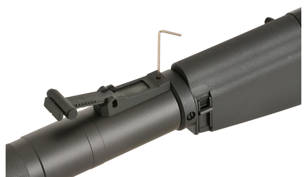 AS VAL "Shaft" Built In Tracer Unit Muzzle Flash Effect AEG Folding Stock by S&T