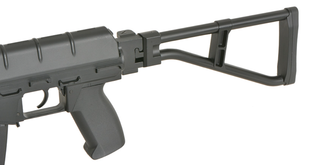 AS VAL "Shaft" Built In Tracer Unit Muzzle Flash Effect AEG Folding Stock by S&T