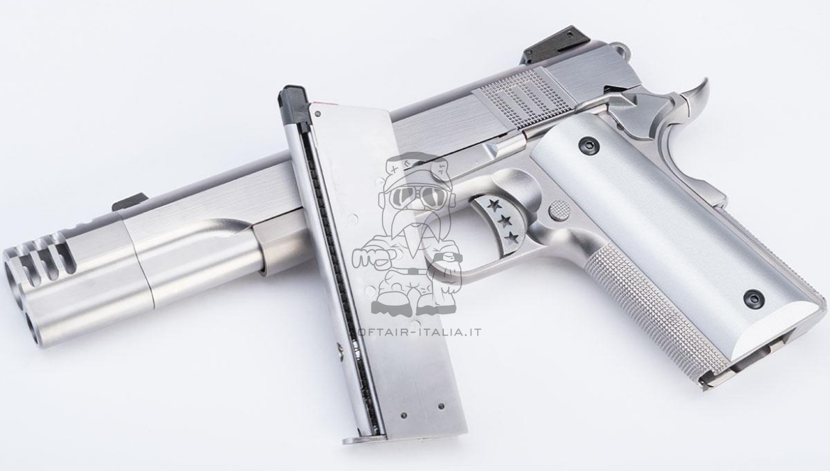 AW Custom 1911 NE3101 Ful Metal GBB Gas Blow Back Airsoft Pistol by AW Custom