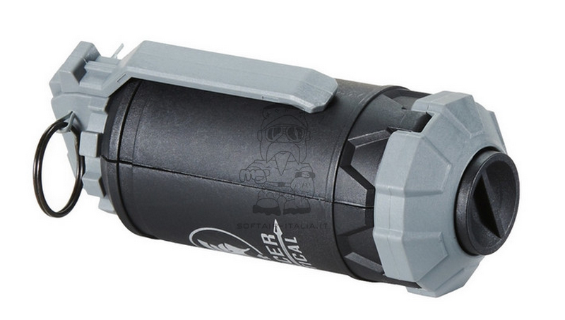 Airsoft Impact Grenade 130bb Spring Loded & Reusable Grey Version by Lancer Tactical