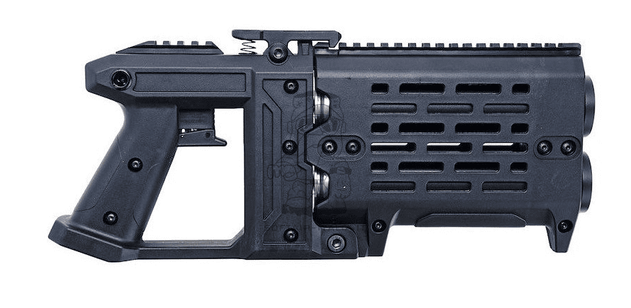 Alpha Parts Double Barrel 40mm AS-40 Tactical Grenade Launcher by Alpha Parts