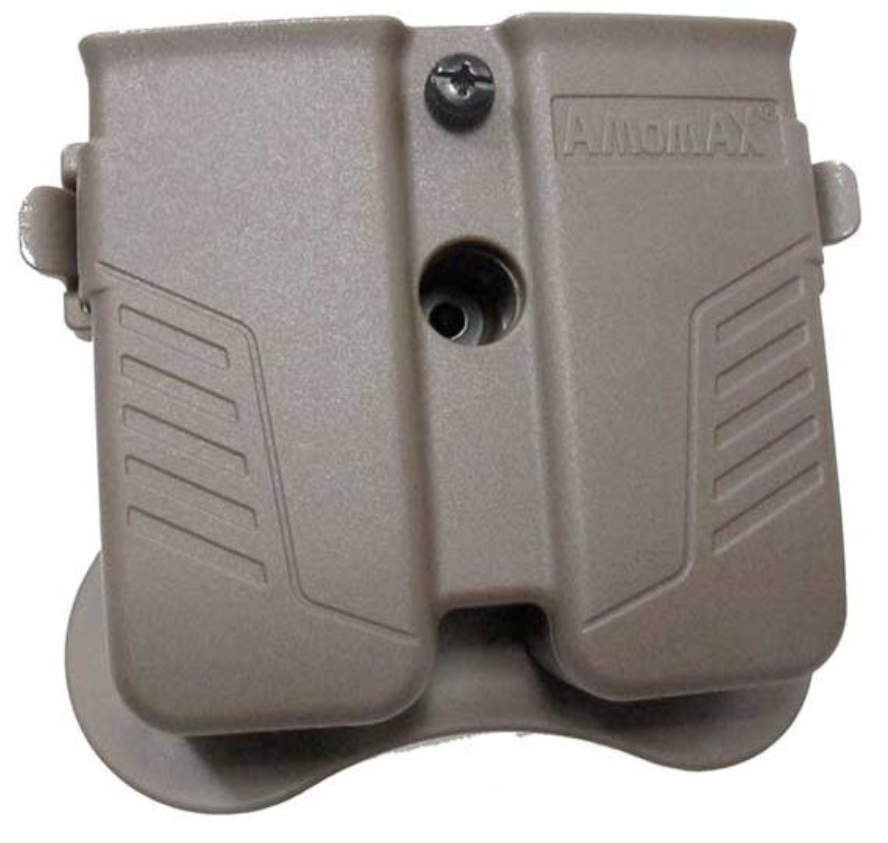 Amomax DE Dark Earth Doppio Caricatore Universale da Cintura - Cinturone by Amomax Holsters
