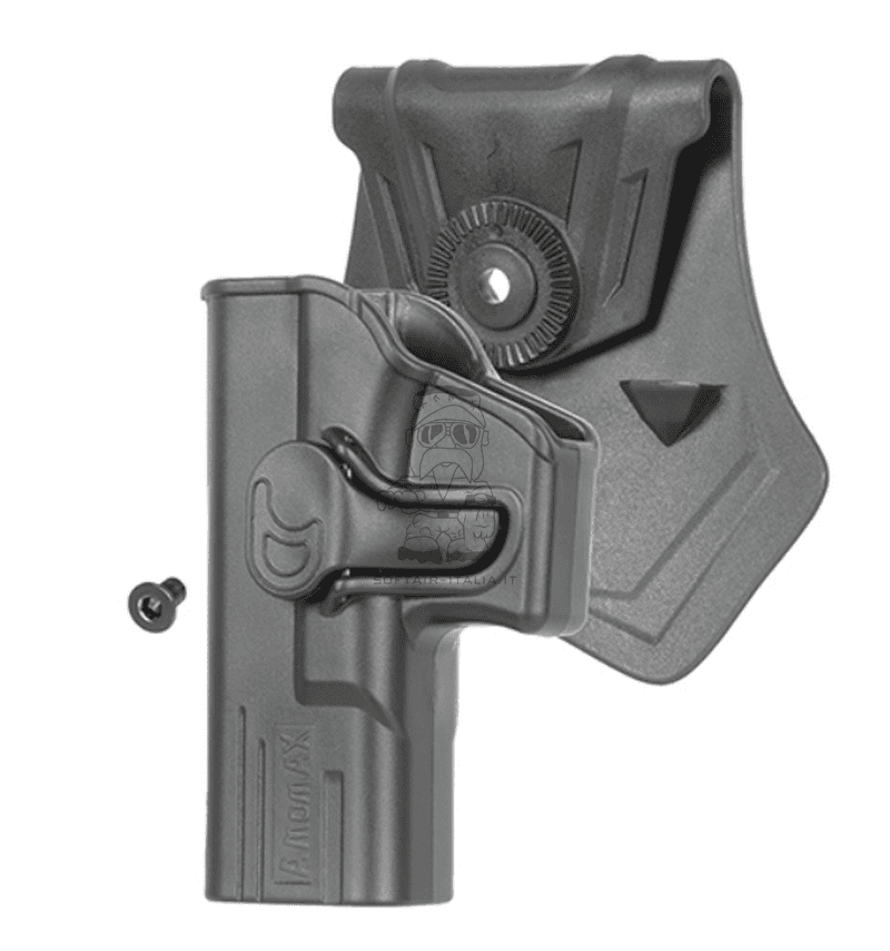 Amomax G19 Fondina Mancina Glock 19 Left Hand Holster  by Amomax
