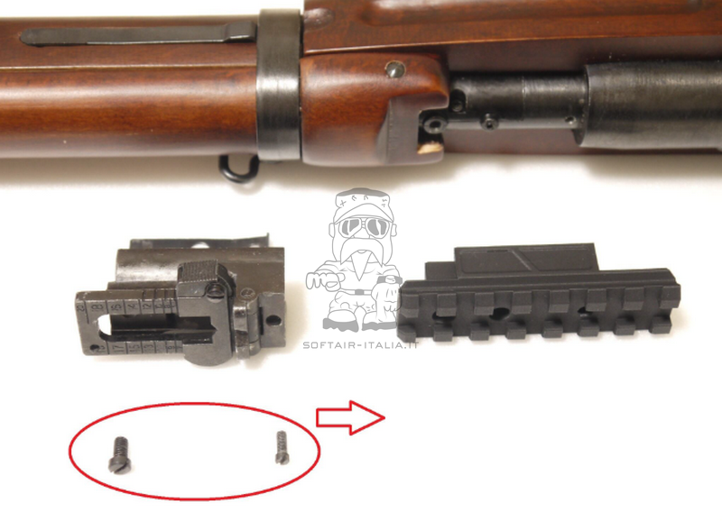 Arisaka Type 38 & Type 97 Rail Scope Aluminum Mount Staffa Per Sistema di Puntamento by S&T