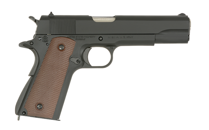 Army Armament Colt M1911 A1 Scritte e Loghi Originali Full Metal Official Colt Licensing & Markings GBB Gas Blow Back Airsoft Pistol by T8 - EGM - Army Armament