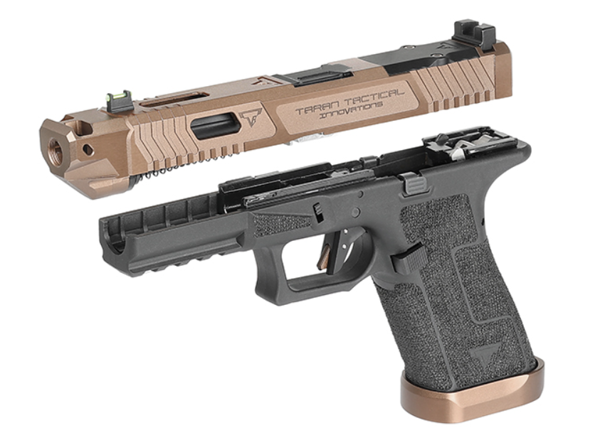 Ballerina RMR Coyote Bronze TTI Fully Licensed  GGB Airsoft Pistol by Army Armament